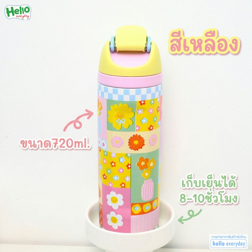 all write กระบอกน้ำเก็บความเย็น 24oz/720ml. รูปที่ 6