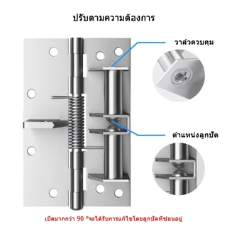 บานพับสปริงประตูมองไม่เห็นขนาด 4 นิ้ว บานพับปิดประตูอัตโนมัติ บานพับผนังพื้นหลัง บานพับประตูที่แนบชิดกับตำแหน่ง 90 อง