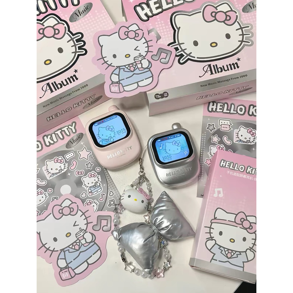 [Pre order 🎀]🩶🩷(หูฟังบลูทูธ hello kitty 🎀🩶สวย เเกรม เล่นเกมได้ เก๋ๆ เริศ 🤍🎀(เก็บส่วนลดก่อนสั่ง🫶🏻)