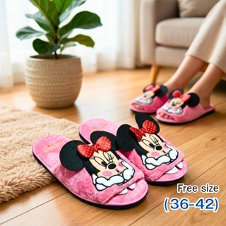 รองเท้าใส่ในบ้าน พื้นบาง คู่ใหญ่ฟรีไซส์ 36-42