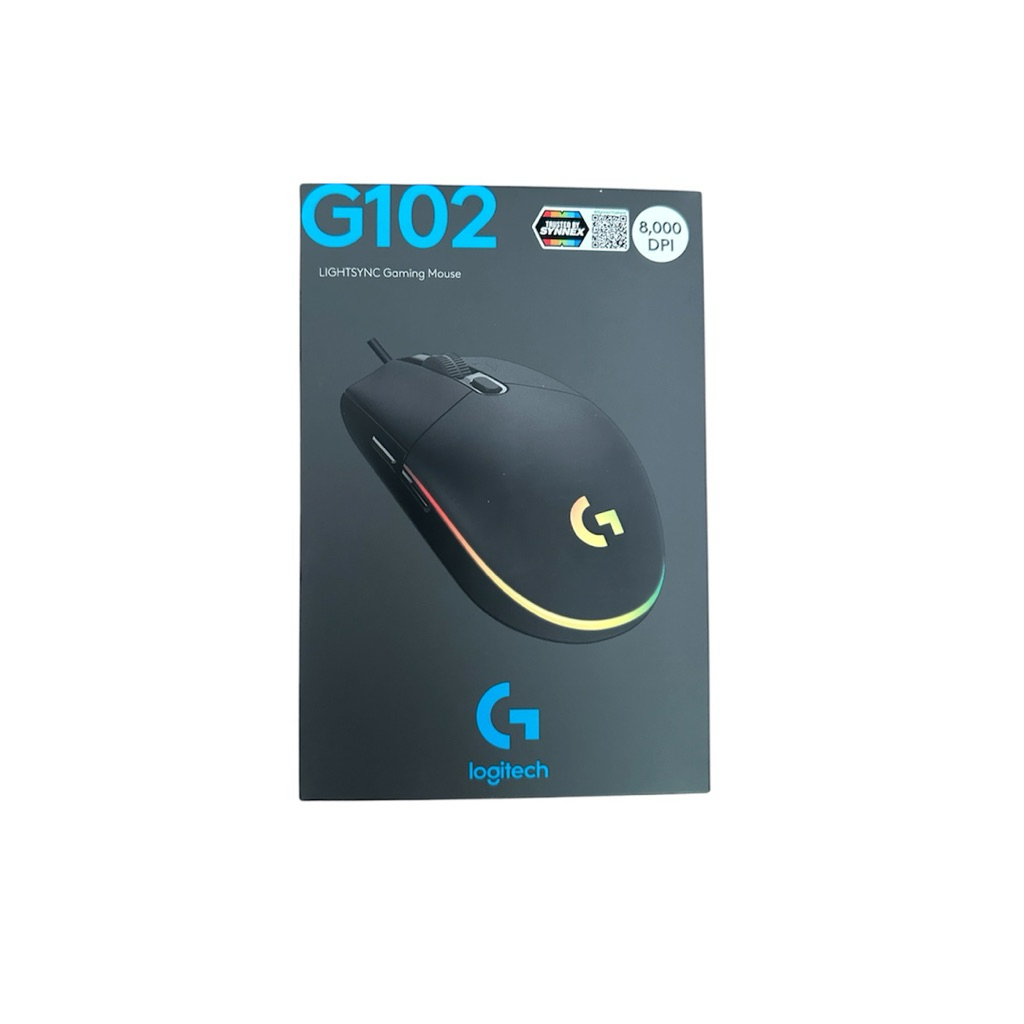 Logitech G102 LIGHTSYNC Gaming Mouse เม้าส์เกมส์มิ่ง ไฟ RGB  ของแท้ 💯%