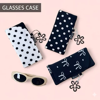 Polka Dot | Glasses case เคสใส่แว่น ซองใส่แว่น ซองใส่แว่น ผ้านิ่มบุฟองน้ำ ถนอมแว่นตา