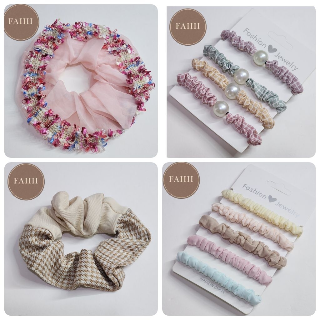 🌈พร้อมส่ง🌈ที่มัดผม แฟชั่น  ยางรัดผม