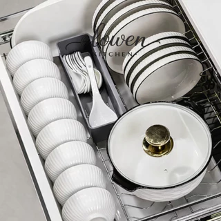 Elowen Kitchen จาน ชาม ถ้วยน้ำจิ้ม เซรามิกสไตล์ญี่ปุ่น ลายยามาดะ เข้าไมโครเวฟได้