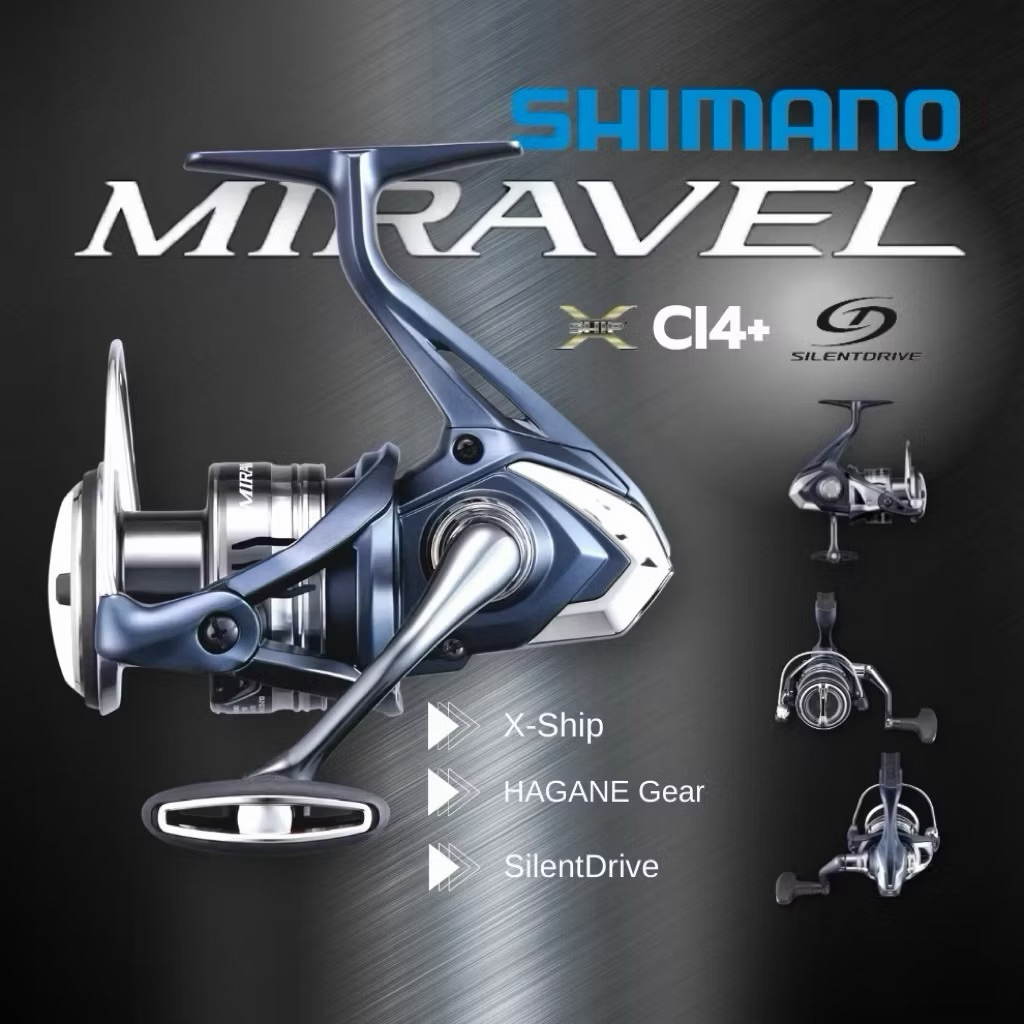 รอกตกปลา รอกสปิ่น SHIMANO  MIRAVEL 2022 ของแท้ พร้อมใบรับประกันสินค้า พร้อมส่ง