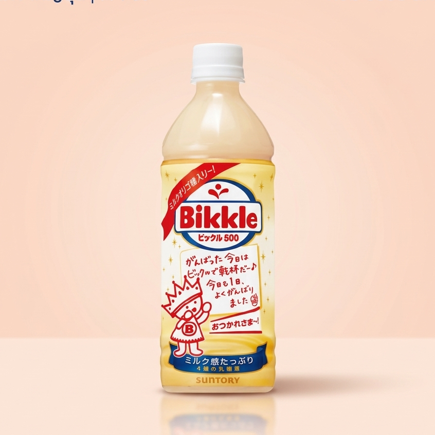 🥤 Suntory Bikkle 500ml เครื่องดื่มนมเปรี้ยวญี่ปุ่น รสโยเกิร์ตสุดฮิต!