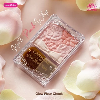 CANMAKE Peach Blush & Kiss Set เซตแก้ม ปาก โทนพีชละมุน
