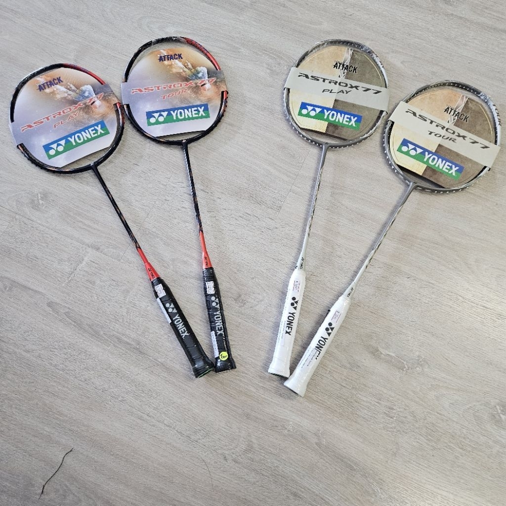 YONEX Astrox 77 รุ่น TOUR,PLAY - ไม้แบดมินตันสายบุก รุ่นยอดฮิต ก้านยาวเด้ง หัวหนักนิดนึง