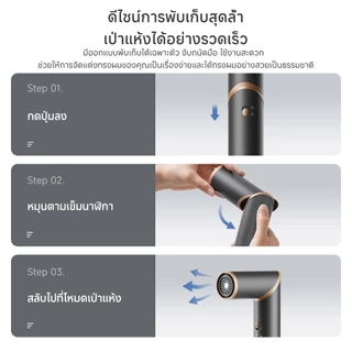 Simplus MultiStyle 1 หวีไดร์ 5-in-1 มัลติฟังก์ชัน เป่าผมความเร็วลมสูง ไอออนลบ RFSH003