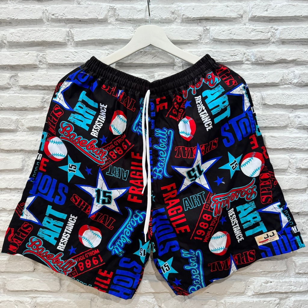 กางเกงเจเจแท้ไซส์ M/L/XL ลาย "เบสบอล" ร้านคละสีให้ ผ้าคอตตอนนิ่มหนา ใส่สบาย ใส่ได้ทั้งผู้ชาย ผู้หญิง