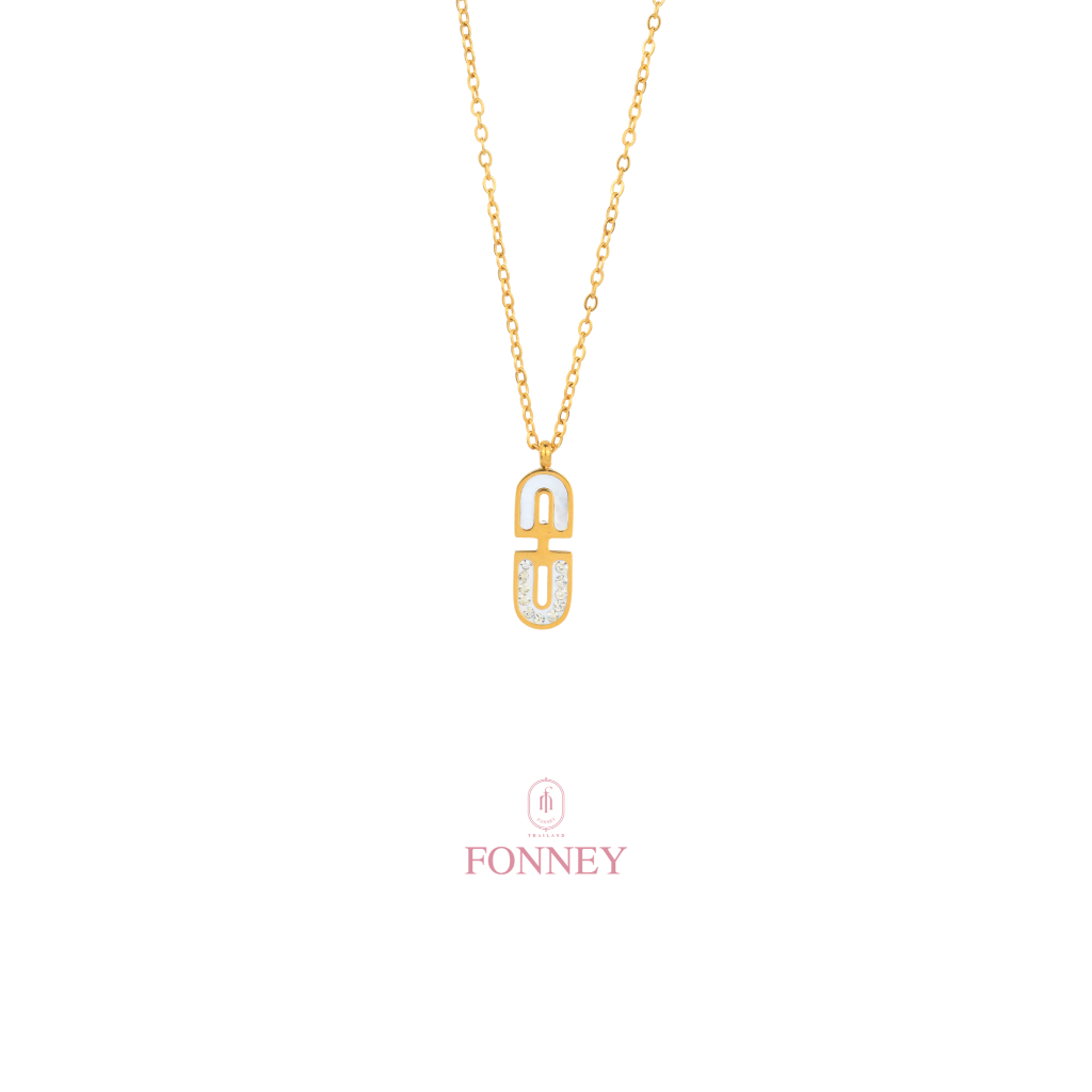 NL-01Fonney สร้อยคอ สแตนเลสแท้ไม่ลอกไม่ดำ