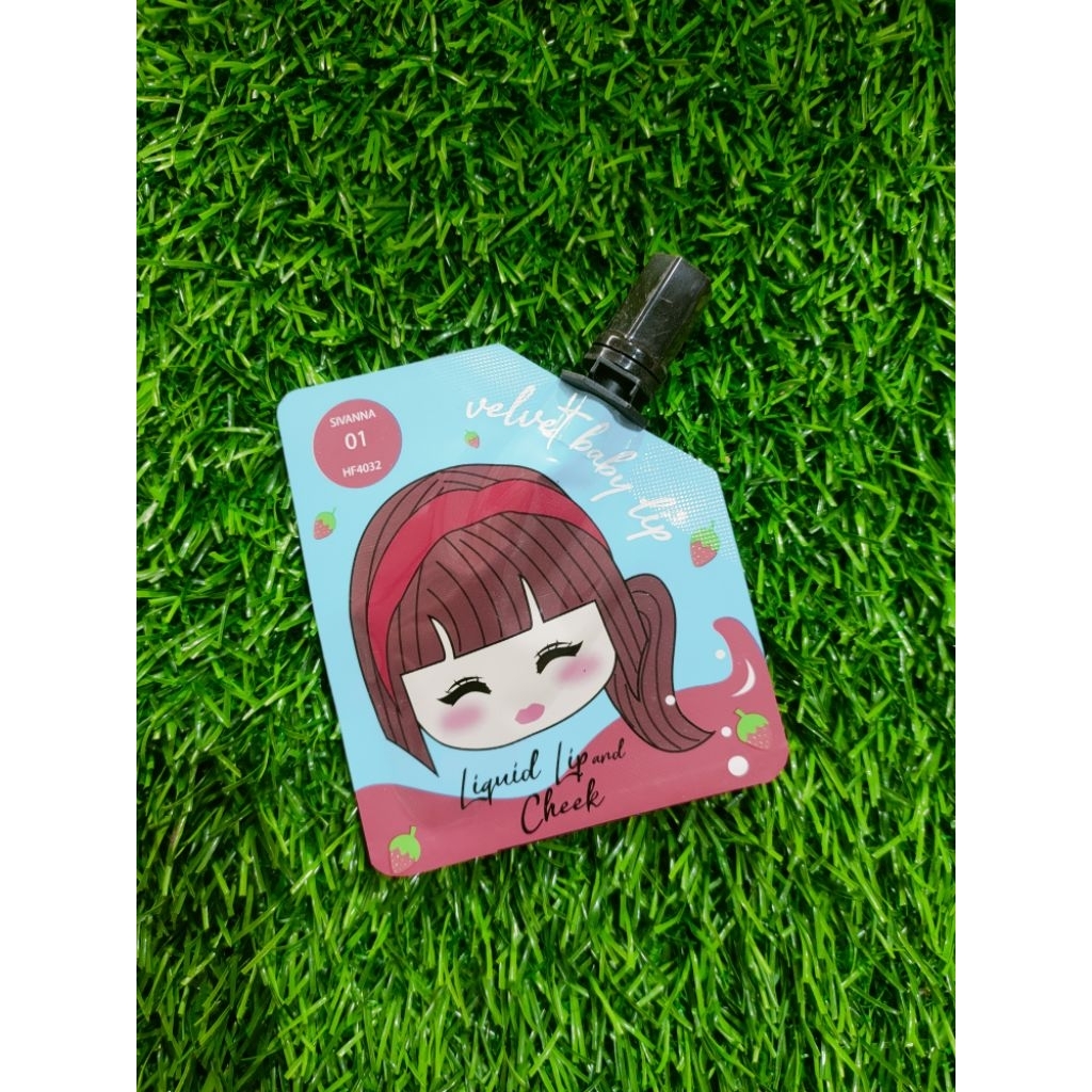 ลิปซอง สิฯ ลิปสติกกลิ่นสตอเบอรี่ เบอร์01 ใช้ทาตา แก้ม ปาก ได้ พร้อมส่ง!!!