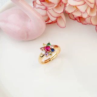 รวมแบบแหวนสวยๆฟรีไซส์ นพเก้า หลากสี ใส่สวยทุกแบบB59