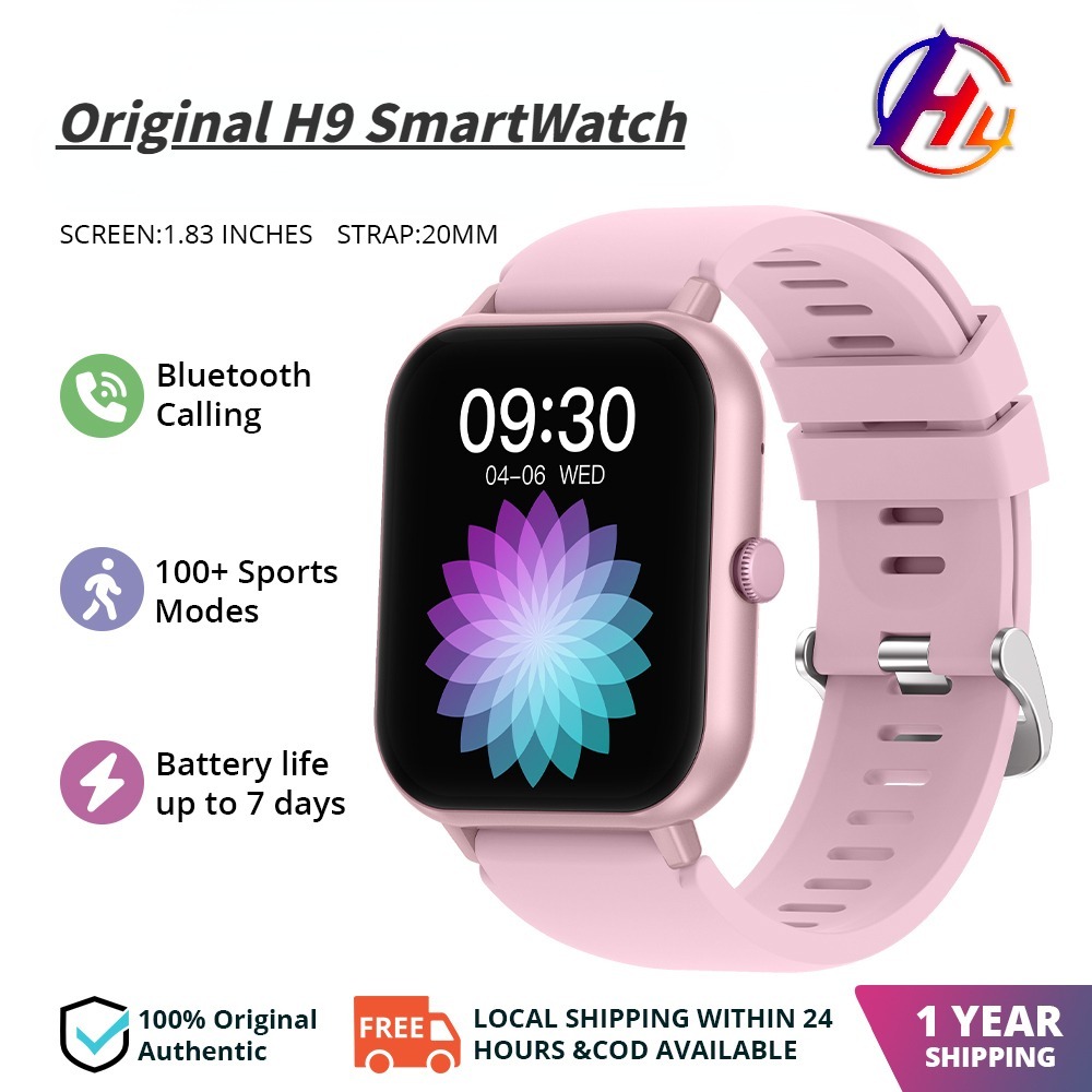 2024 New H9 Plus For Bluetooth call samrt watch Women Watch Man Watch Jam Smart Watch sports watch C