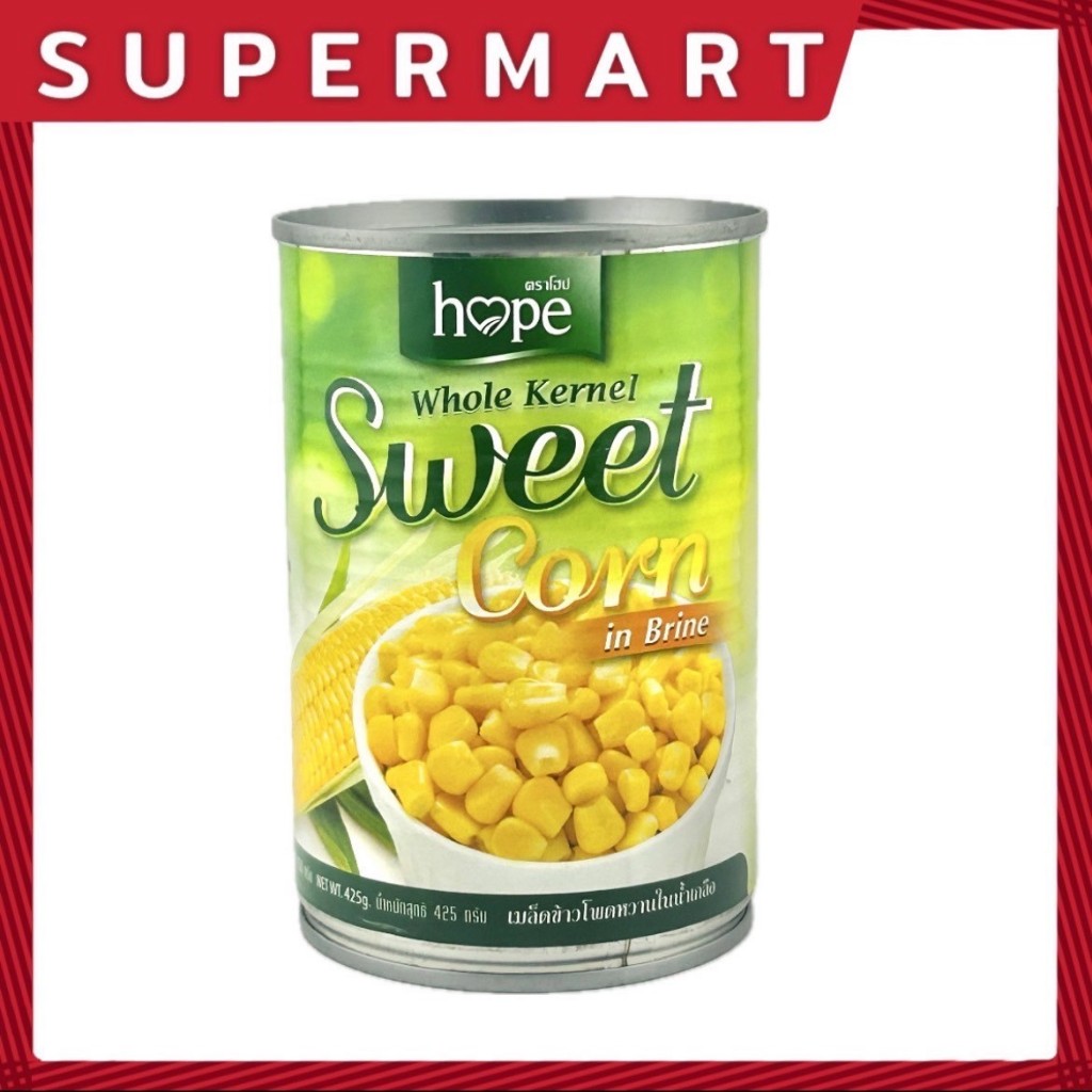 SUPERMART Hope Sweet Corn in Brine 410 g. #1113132