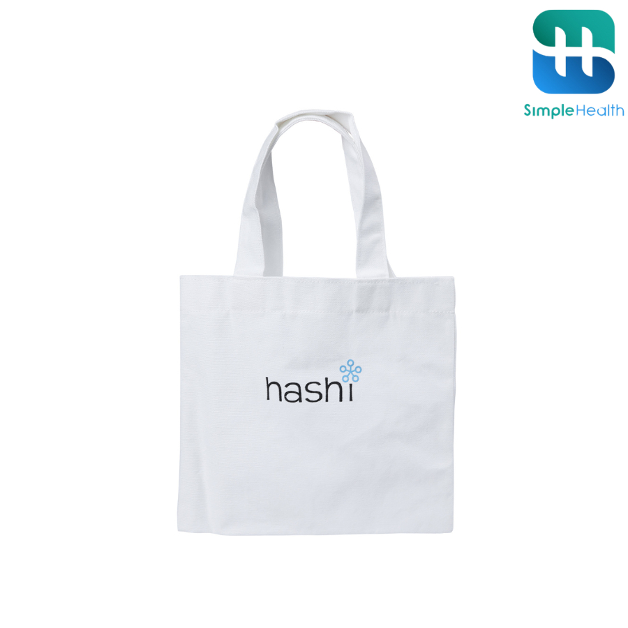 ( ของแถม ) กระเป๋าผ้าแคนวาส hashi ดีไซน์มินิมอล