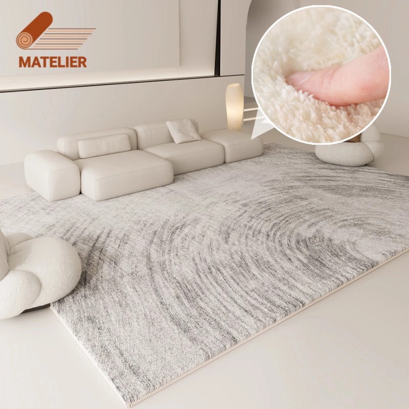 MATELIER พรม พรมปูพื้น พรมขนนุ่ม หนานุ่มฟู พรมแคชเมียร์เลียนแบบ ใช้ตกแต่งห้องนั่งเล่น ห้องนอน สร้างบรรยากาศอบอุ่น