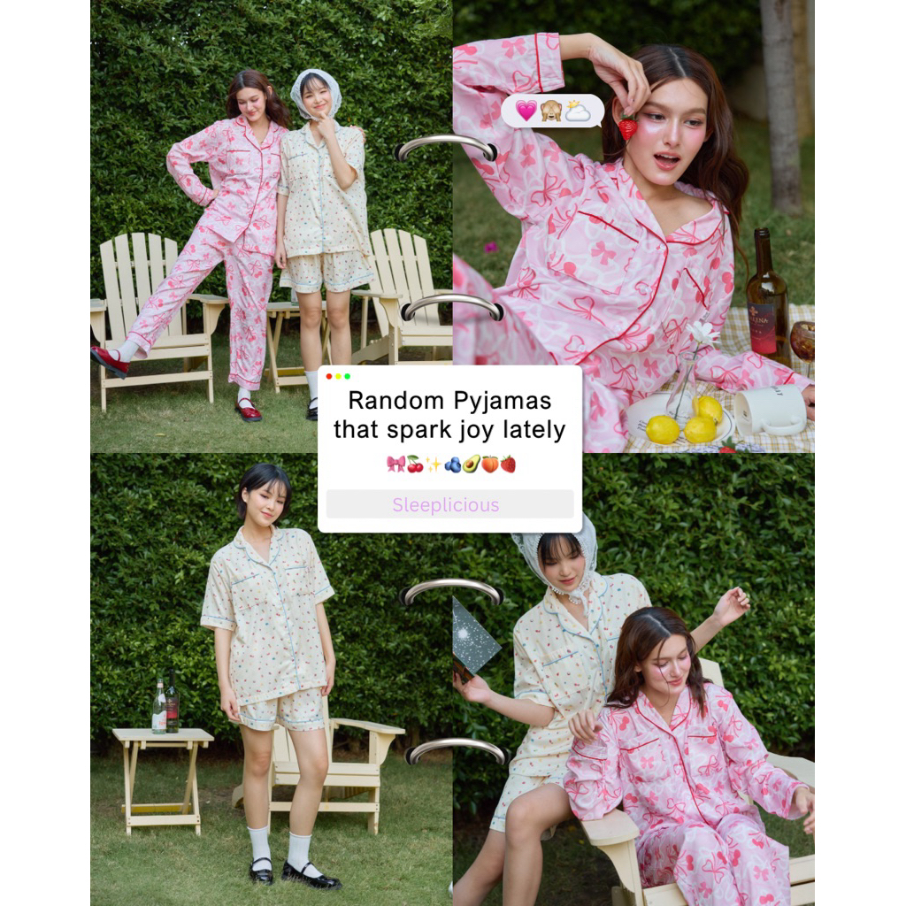 >> แพ๊คสุดคุ้ม! << Duo Pack! ชุดนอนอำพรางหน้าอก Sleeplicious Premium Japanese Cotton Silk เนื้อผ้าคอตตอน