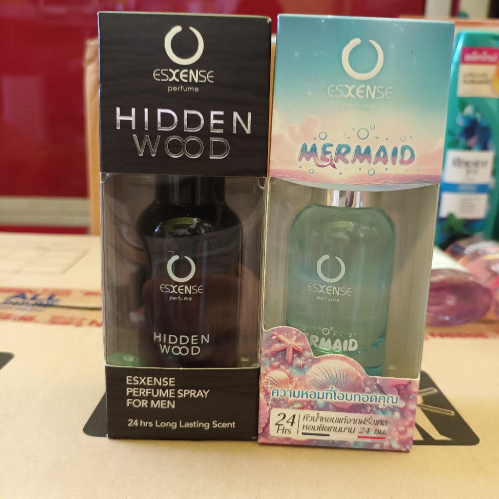น้ำหอม Esxense 20ml 2สูตร hidden wood ,mermaid กลิ่นติดทนนาน 24 ชม. จากฝรั่งเศส