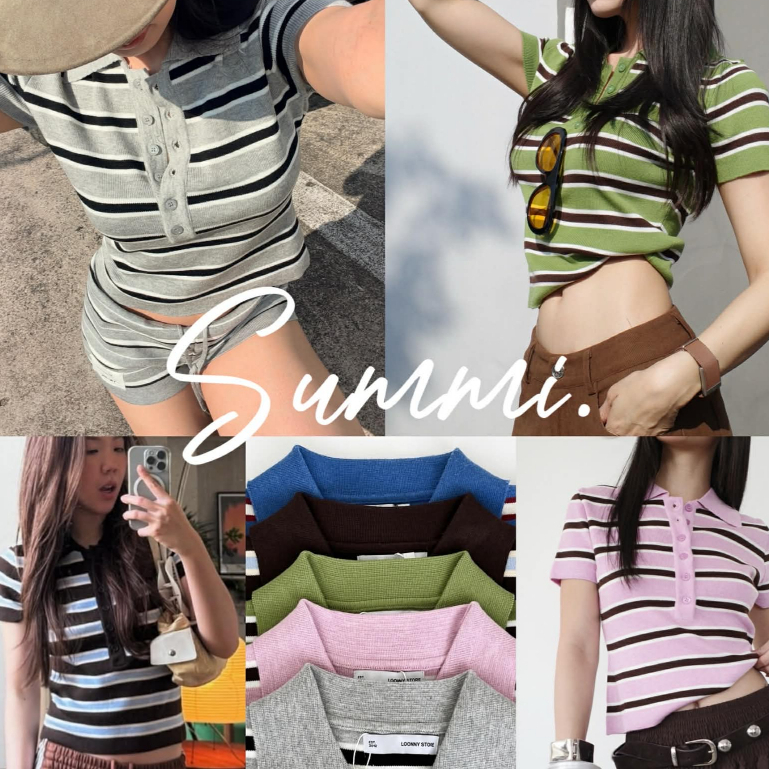 รีวิวเสื้อแขนสั้นกระดุม Loonnystore Summi New Edition ใส่สบายมีสไตล์