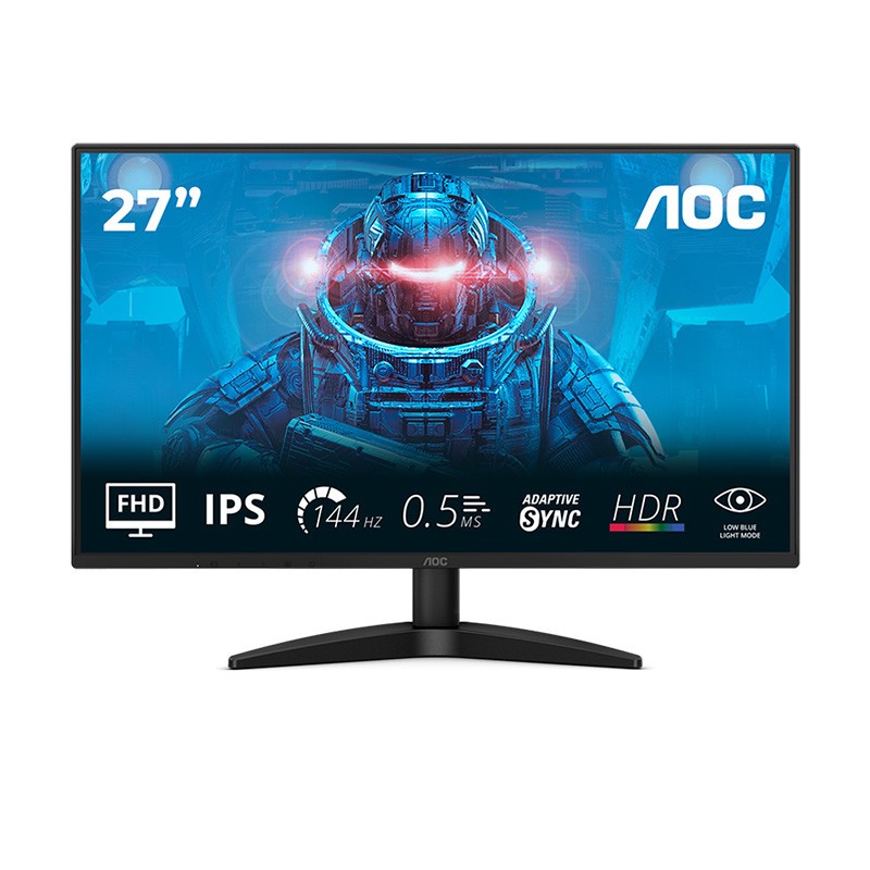 ⚡️🔥ขายดีส่งไว🔥⚡️ MONITOR (จอมอนิเตอร์) AOC 27B36X/67 - 27 IPS FHD 144Hz (3Y)จอแขวนได้
