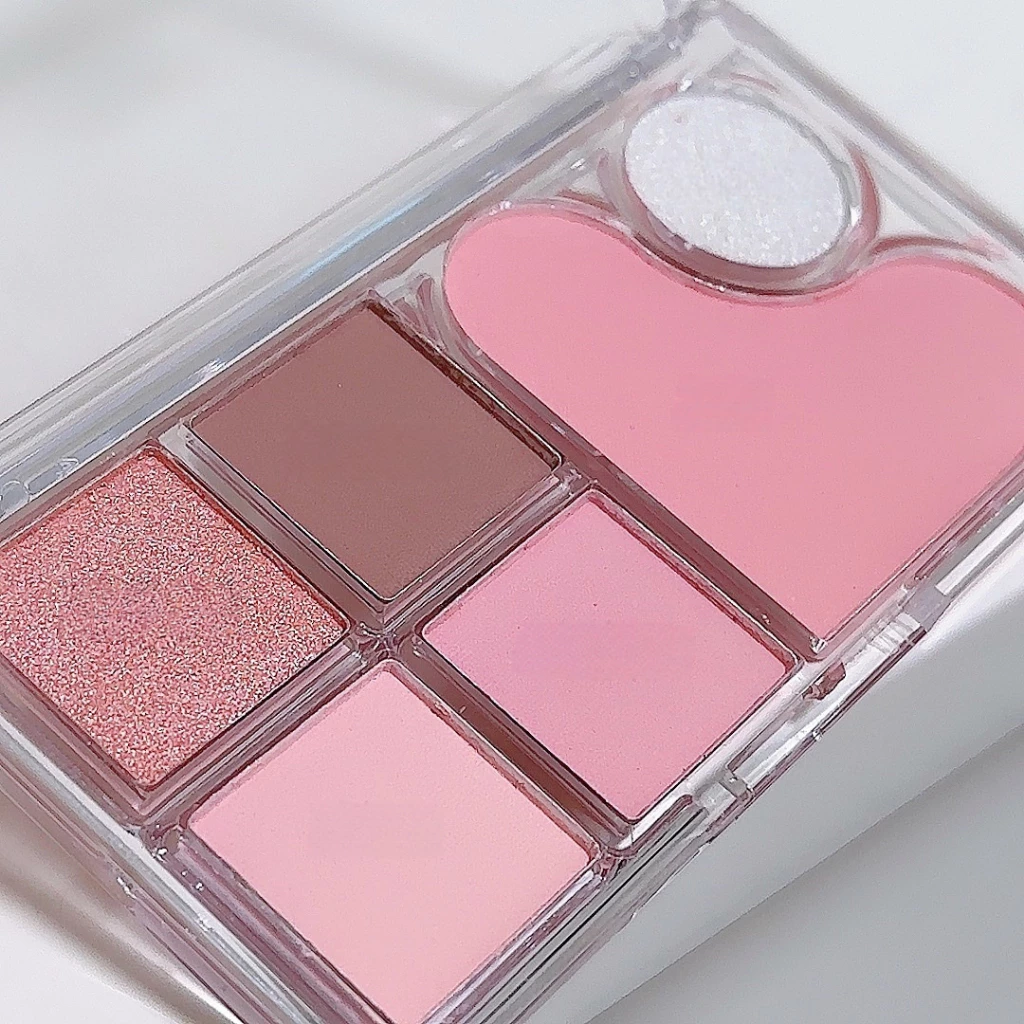YOTAI พาเลทอายแชโดว์และบลัชออน 6 สี 2in1 thumbnail 5