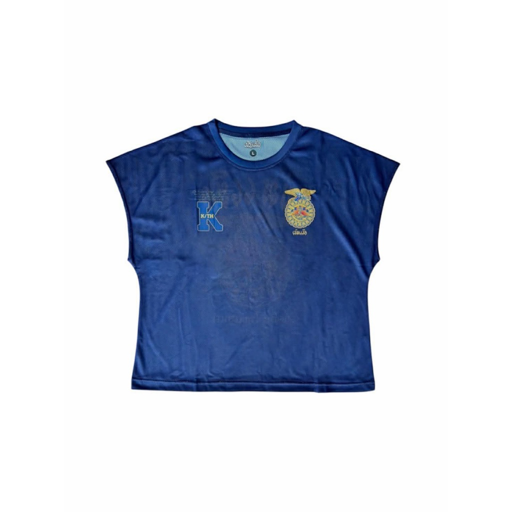 เสื้อวิ่งเข้มแข็ง KTH KHEMKHAENG THAILAND เข้มแข็ง เมดอินไทยแลนด์  Color : NAVY “ สีกรม“ เสื้อกุดครอป