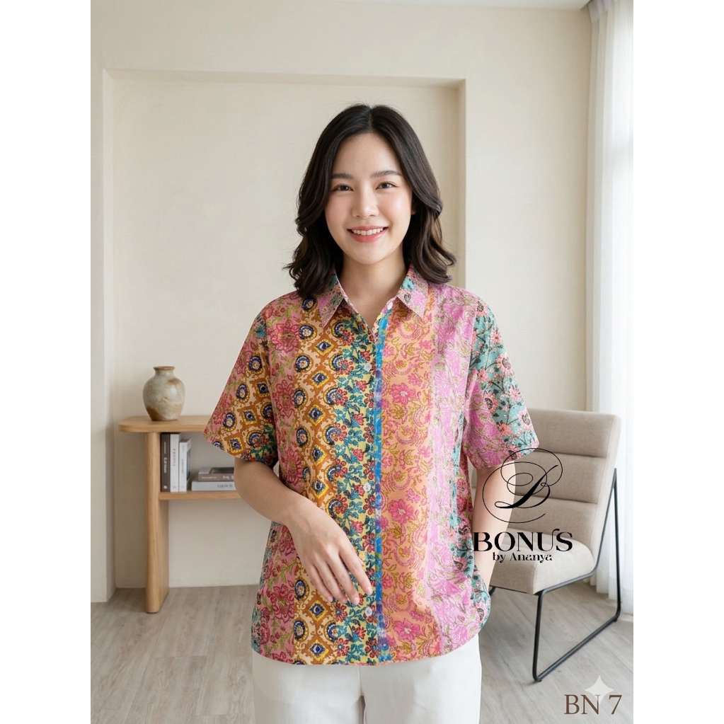 เสื้อคอปกเชิ้ตแขนสั้นมีแขนคอตตอนอินเดีย 100 % แต่ละลายเก๋ สุดๆ