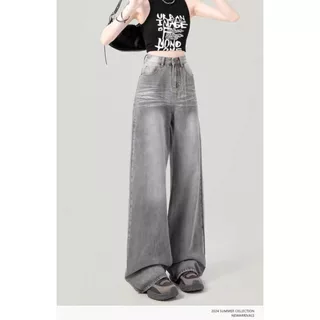 แบรนด์กางเกงยีนส์ทรงบาเรล baggy กางเกงสาวอวบ ดีไซน์คลาสสิก สำหรับผู้หญิงที่ต้องการสไตล์ที่มีความสบายและมั่นใจ