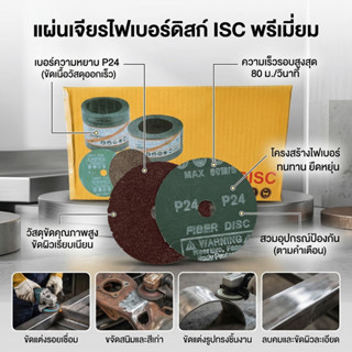 Keenness กระดาษทรายกลม แบบมีรู ขนาด 4 นิ้ว 1 กล่อง 100 ใบ