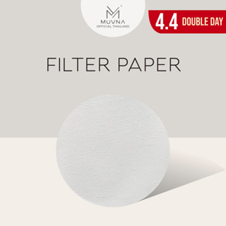 Filter paper 58 mm.MUVNA ทรงกลม กระดาษกรองกาแฟวงกลม 100แผ่น