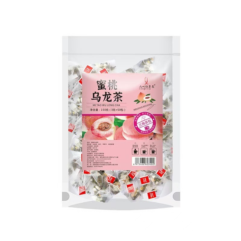 ชาอูหลงลูกพีช ชาผลไม้ลูกพีช Honey Peach Oolong Tea, White Peach Oolong Tea, Fruit Tea