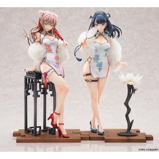 GRIDMAN UNIVERSE Rikka Takarada&Yume Minami Set China Dress Ver. 1/7 Complete Figure...