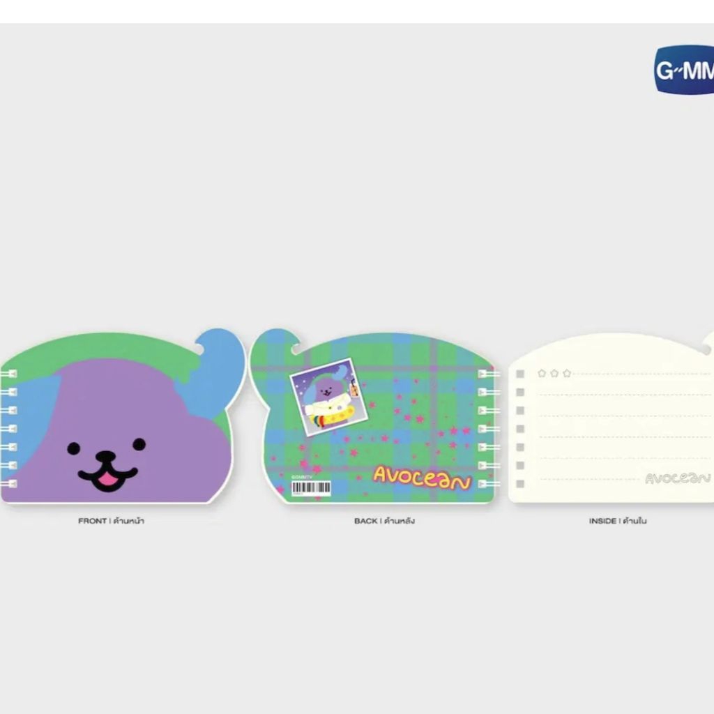 GMMTV POCKET NOTE AVOCEAN JIMMYSEA ไม่แกะ