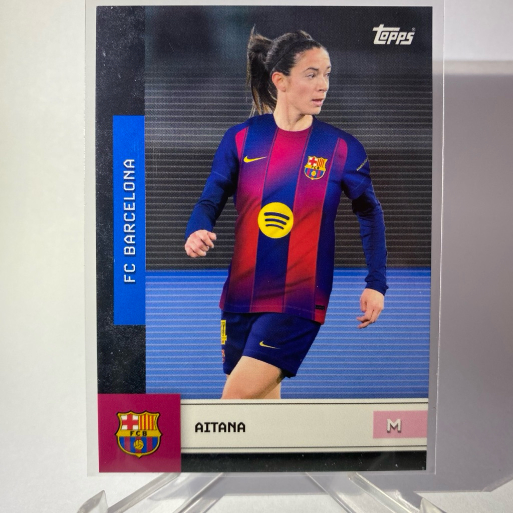การ์ดนักฟุตบอล AITANA, BARCELONA, TOPPS 2025