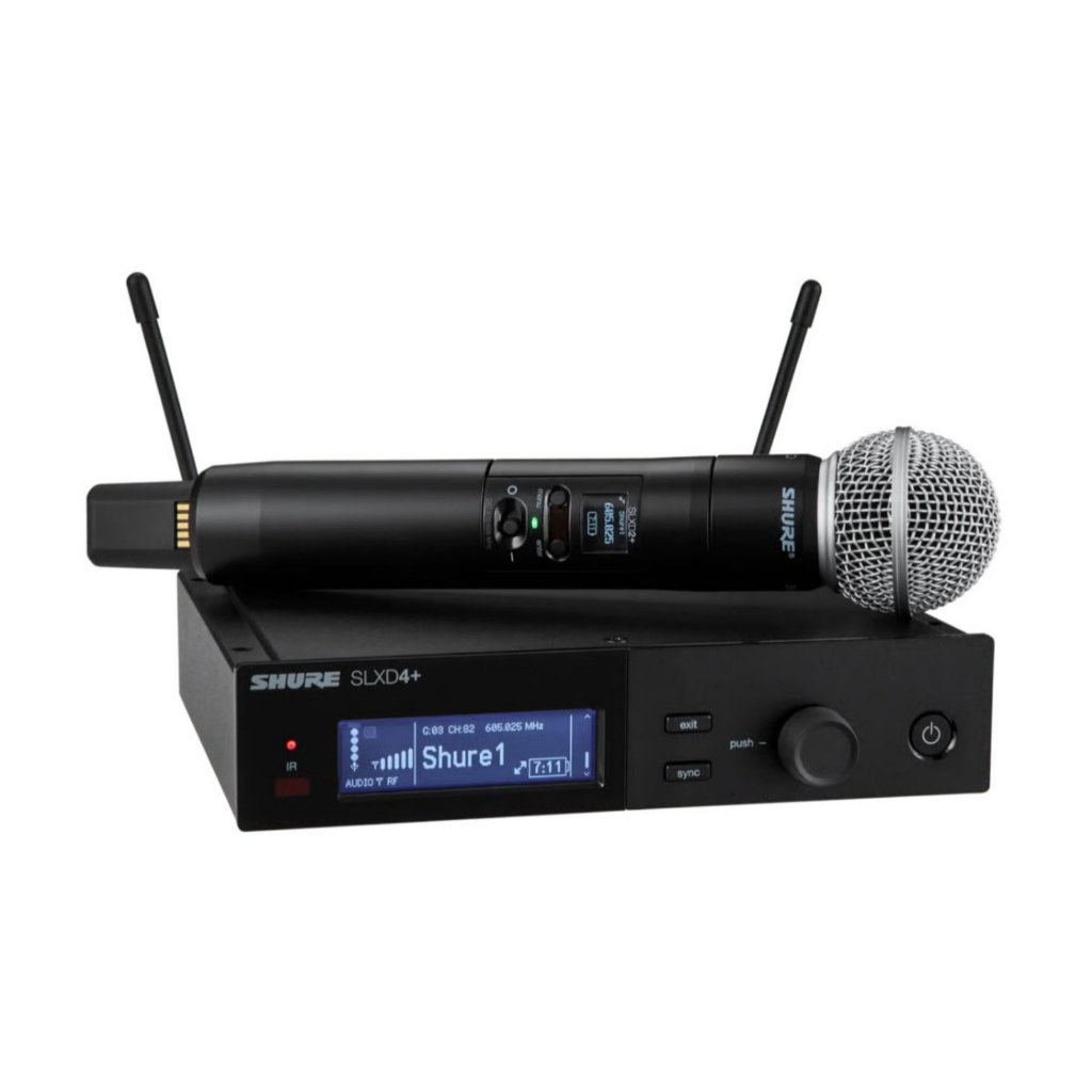 SHURE SLXD24+A/58-M55 Digital Wireless Handheld System with SM58