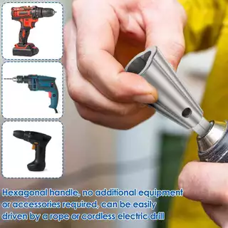 หัวบล็อกพันสายไฟ เครื่องมือบิดลวดบิดเกลียว สเตนเลส สำหรับสว่านไฟฟ้า Wire Twisting Tool