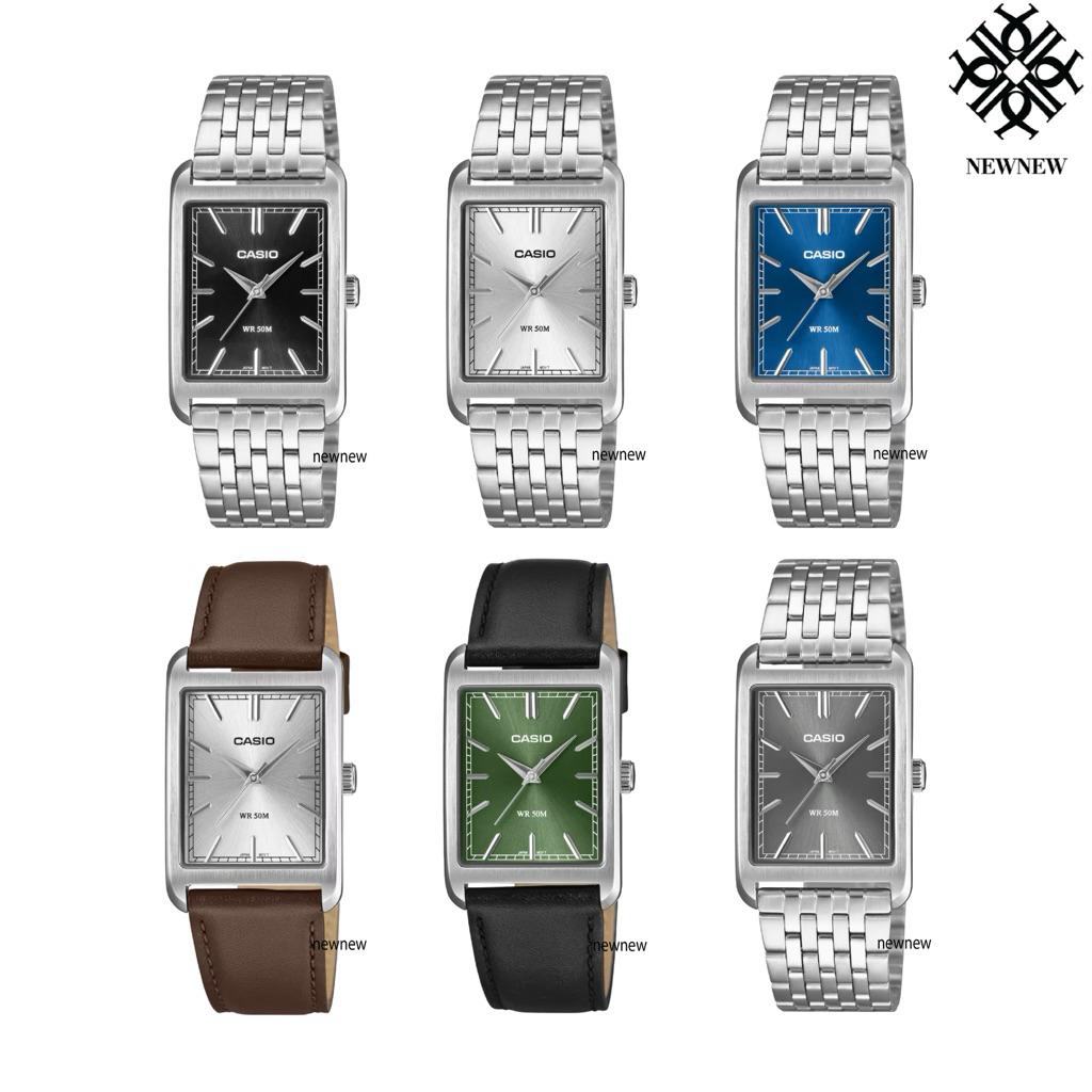 CASIO นาฬิกาข้อมือ MTP-B215L-3AV MTP-B215L-7A MTP-B215D-1AV MTP-B215D-2A MTP-B215D-7A MTP-B215D-8A ข