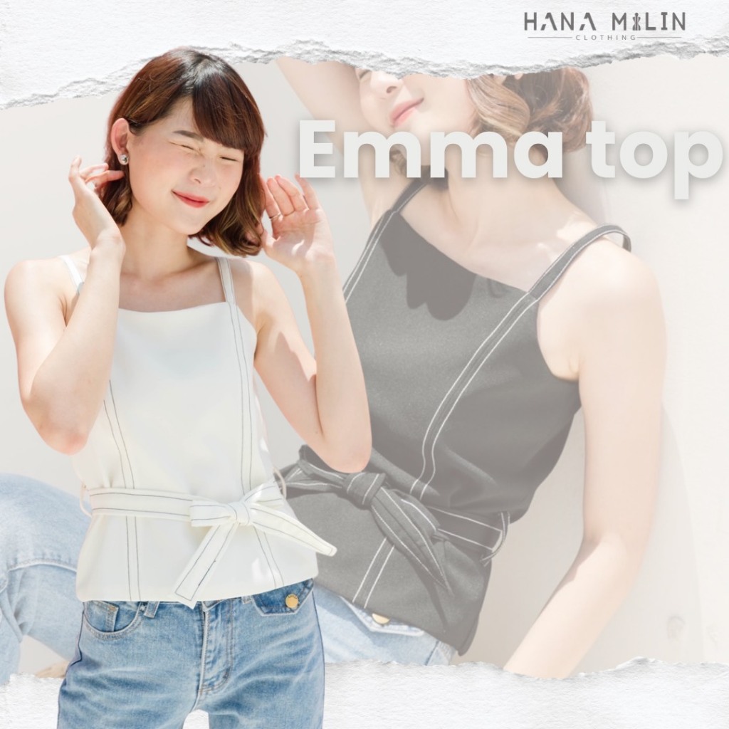 EMMA TOP  by Hanamilin clothing