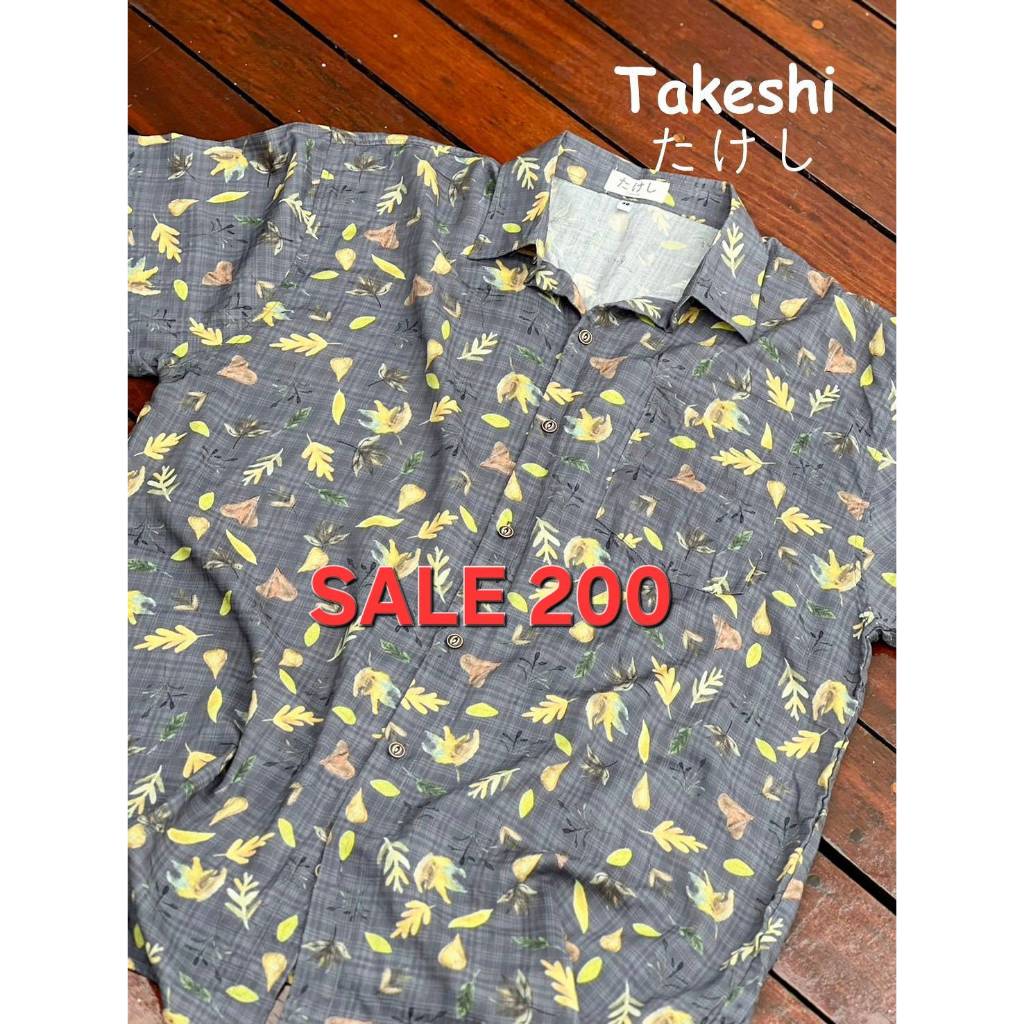 เสื้อเชิ้ตแขนสั้นฮาวาย Takeshi