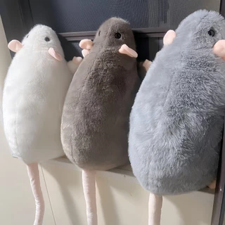 ตุ๊กตาหนูดอกไม้ 35/90cm ขนาดใหญ่ดอกไม้สาขาหนู ตุ๊กตาขนฟู ของขวัญวันเกิด