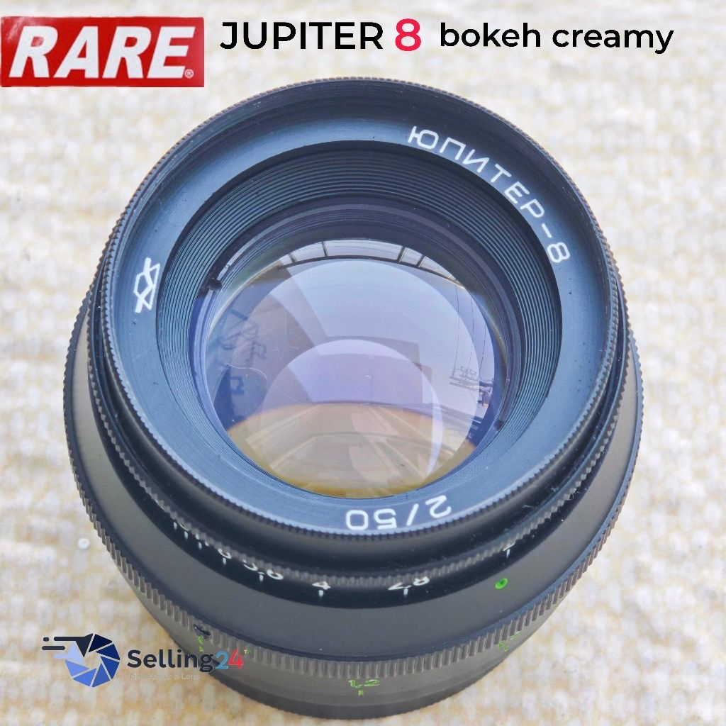 Jupiter-8 50mm f/2 เลนส์มือหมุน Soviet Sonnar M39 Mount Black LTM Late version clone ของ Zeiss Sonna