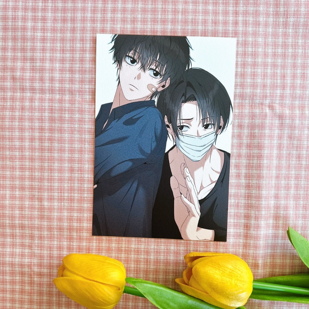 (✅พร้อมส่ง) Postcard Seba Natsuki & Mafuyu : Sakamoto Days (1ใบ)