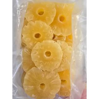 300 กรัม 500 กรัม และ 1 กิโลกรัม สับปะรดแว่น ใหม่ อร่อย สะอาด สัปปะรดหั่นแว่น สัปปะรดแว่น