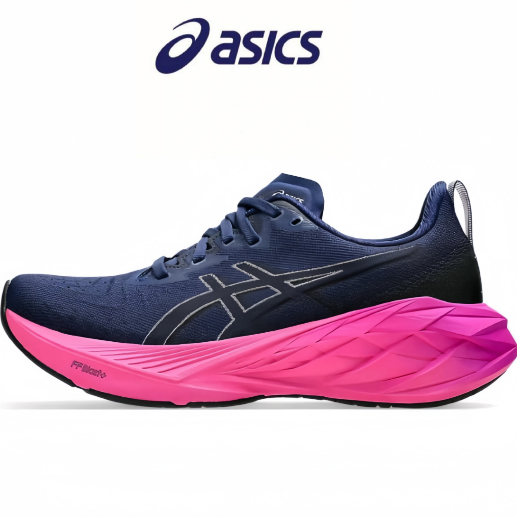 Asics Novablast 4 Black Pink（ของแท้ 100 %）รองเท้าวิ่ง