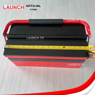 LAUNCH Hand tool box รุ่น JS-09C กล่องเครื่องมือช่าง แบบเหล็ก รุ่น 3 ชั้น สีแดง ทนทาน ใส่เครื่องมือรับน้ำหนักได้ดี