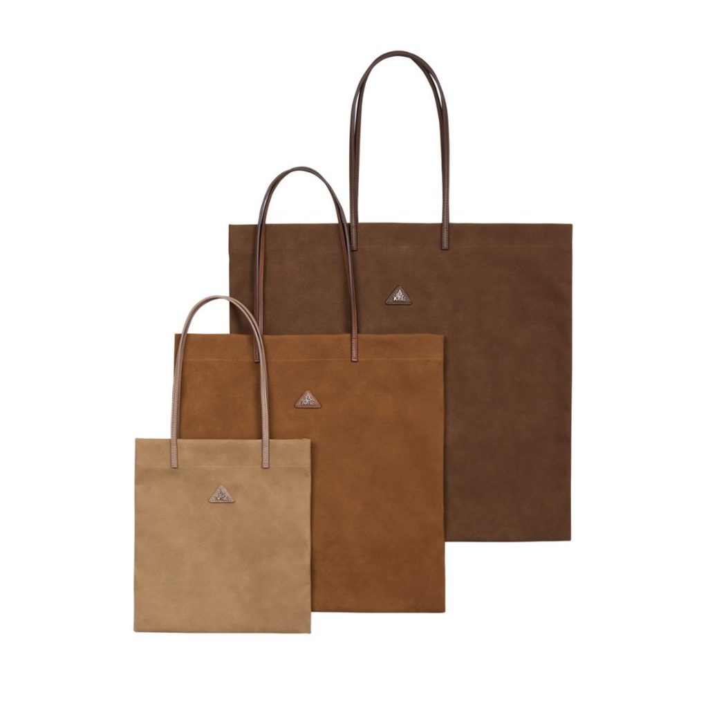 Aristotle bag – Trio tote Suede