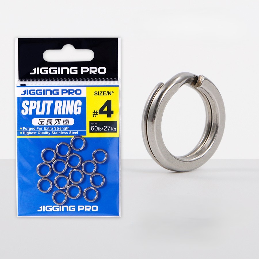 สปริทริง สแตนเลส สำหรับ​งานหนัก Jigging pro Split ring แข็งแรงมาก (ส่งจากไทยถึงไว)​