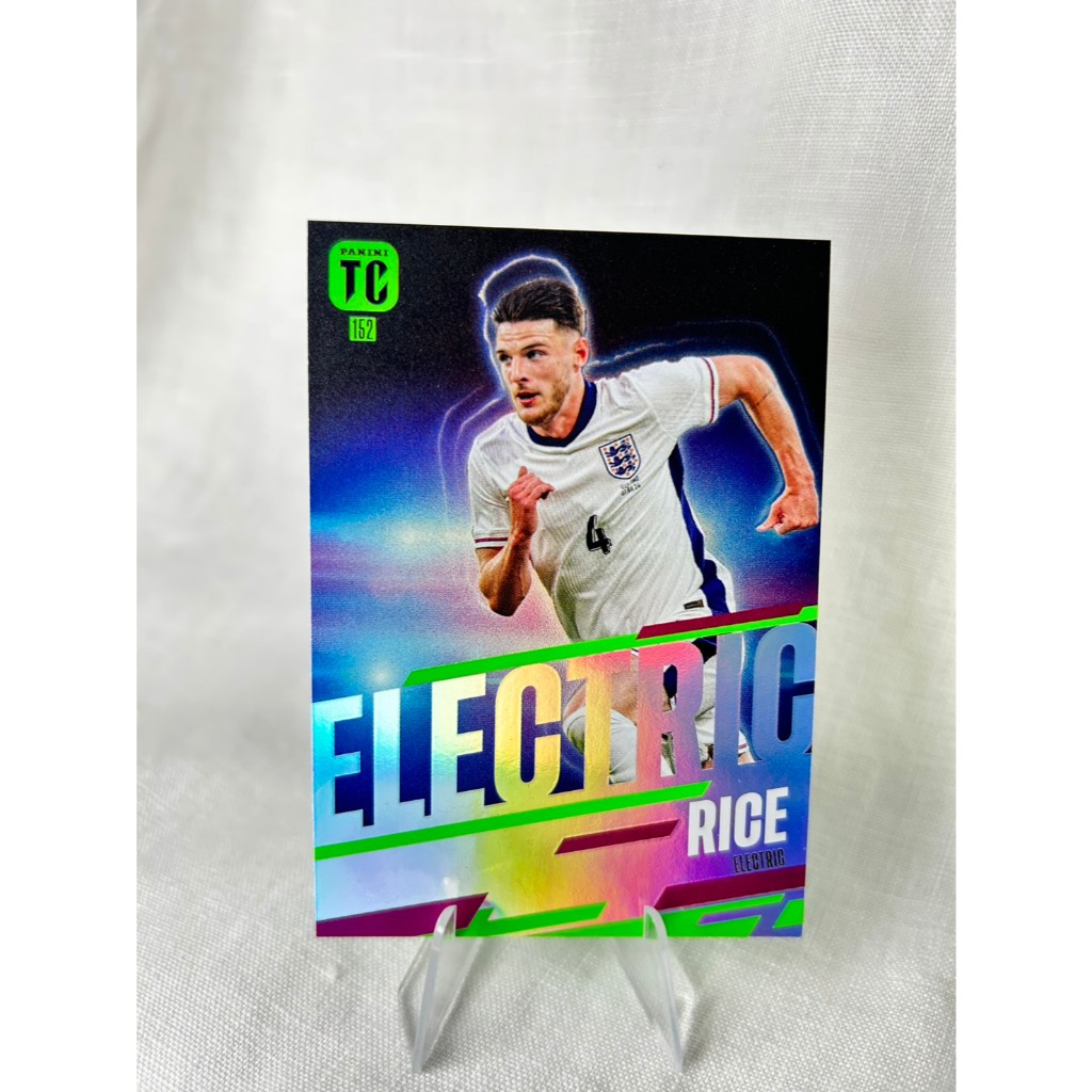 Declan Rice England Arsenal Panini Top Class 2024/25 Electric การ์ดฟุตบอล Rare ของแท้