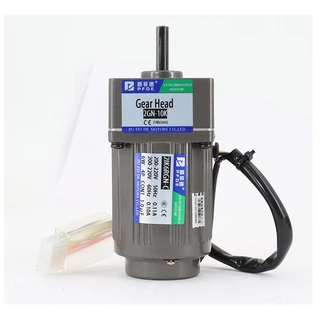 MO48 มอเตอร์เกียร์ปรับความเร็วได้ Ac 220V 6W เกียร์แบบอะซิงโครนัสเฟสเดียวปรับความเร็วได้